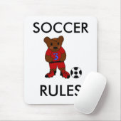 Spaß-Fußballregeln Mousepad (Mit Mouse)