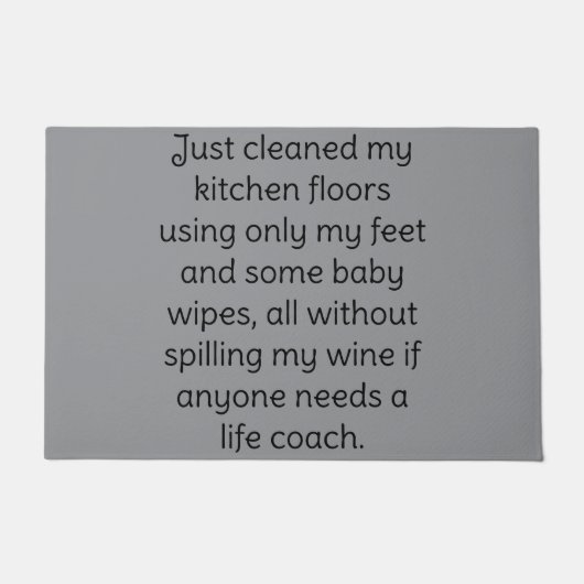 Spaß Fußmatte (Vorderseite)