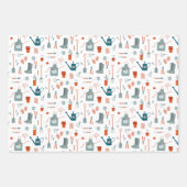 Spaß Gartenarbeit Geschenkpapier Set (Vorderseite 3)