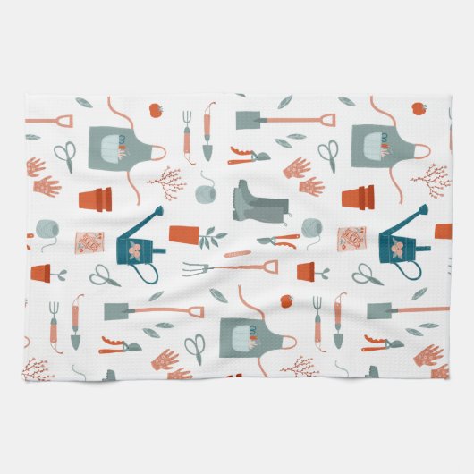 Spaß Gartenarbeit Geschirrtuch (Horizontal)