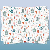 Spaß Gartenarbeit Seidenpapier