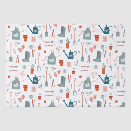 Spaß Gartenarbeit Seidenpapier (Vorderseite)