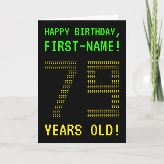 Spaß, Geeky, Nerdy "79 JAHRE ALT!" Geburtskarte Karte