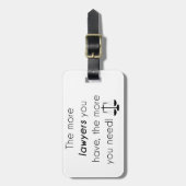 Spaß Gepäckanhänger (Vorderseite vertikal)