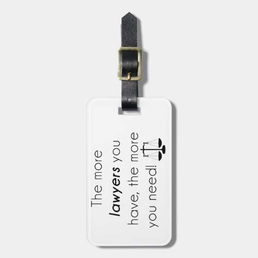 Spaß Gepäckanhänger (Vorderseite vertikal)