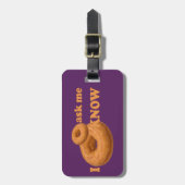 Spaß-Gepäckmarke Donut Gepäckanhänger (Vorderseite vertikal)