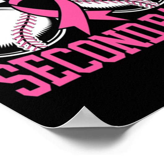 Spaß Gerettet Brustkrebs-Aw des 2. Baseball-Spiele Poster (Ecke)