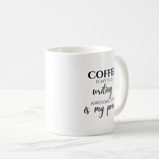 Spaß-Geschenk für Journalisten Kaffeetasse (VorderseiteRechts)