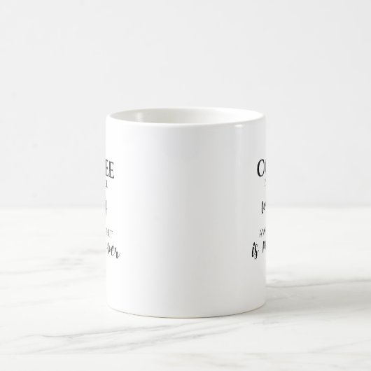 Spaß-Geschenk für Journalisten Kaffeetasse (Mittel)