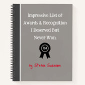 Spaß Geschenk! Gewohnter Mitarbeiter oder Freund h Notizblock (Vorderseite)