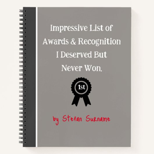 Spaß Geschenk! Gewohnter Mitarbeiter oder Freund h Notizblock (Vorderseite)