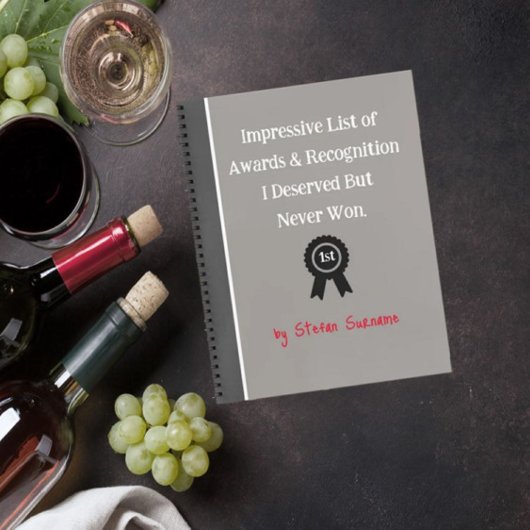 Spaß Geschenk! Gewohnter Mitarbeiter oder Freund h Notizblock