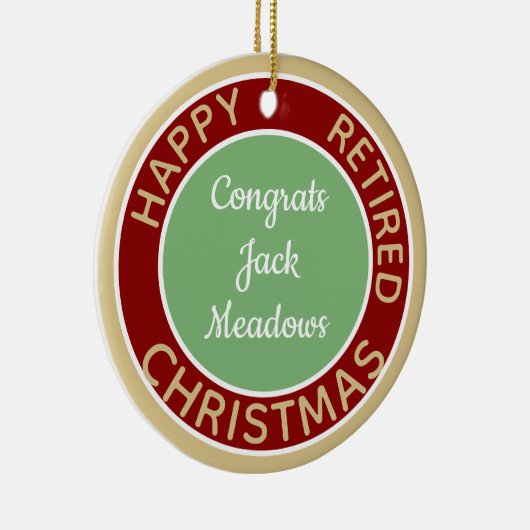 Spaß Geschenk! Happy Remüde Weihnachtsschmuck (Rechts)