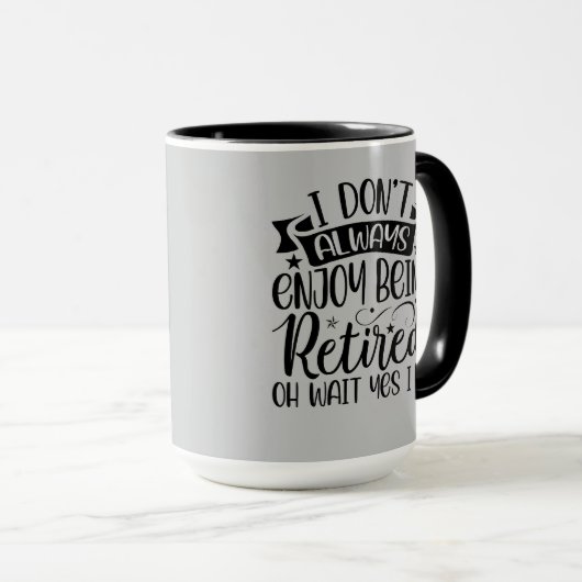 Spaß Geschenk! Retiree Coffee Tasse (VorderseiteRechts)
