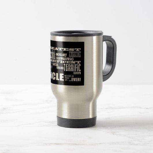 Spaß-Geschenke für Onkel: Bestster Onkel Reisebecher (VorderseiteRechts)