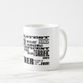 Spaß-Geschenke für Väter: Bestster Vater Kaffeetasse (VorderseiteRechts)