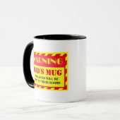 Spaß Geschenkidee für den Vatertag, einmalige Vate Tasse (Vorderseite Links)