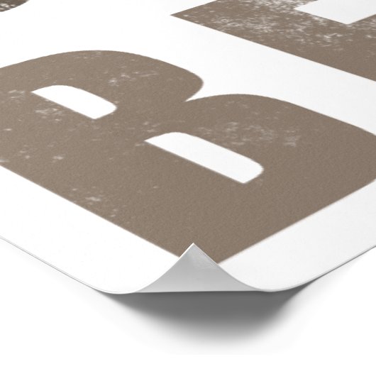 Spaß Geschenkidee Poster (Ecke)