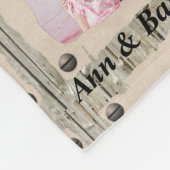 Spaß Gewollt Poster, individuelles Foto Fleecedecke (Ecke)