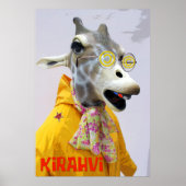 Spaß Giraffe Poster! Poster (Vorne)