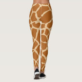 Spaß-Giraffen-Stellen Leggings (Rückseite)