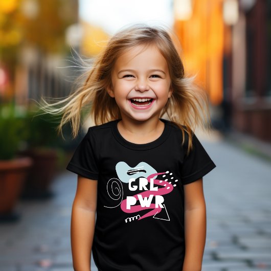 Spaß "Girl Power" Girls Basic T - Shirt