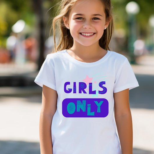 Spaß "Girls Only" Girls Basic T - Shirt