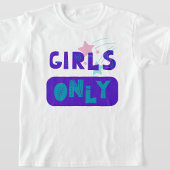 Spaß "Girls Only" Girls Basic T - Shirt
