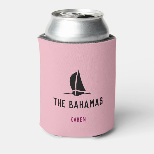 Spaß Girls Trippin' to... Ihr Ziel und Ihr Name Dosenkühler (Kanne Rückseite)