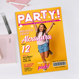 Spaß Glamourös Farbige Rosa Mädchen 12. Prominente Einladung