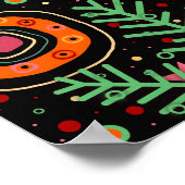 Spaß glücklicher Typ, Inspirier dich gut! Poster (Ecke)