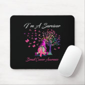 Spaß Gnomes Ich bin ein Überlebender Brustkrebs-Be Mousepad (Mit Mouse)
