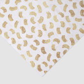 Spaß Golden Paint Schlaganfälle Seidenpapier (Detail)