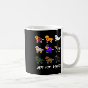 Spaß Golden Retriever Hund Halloween Happy Howl-o- Kaffeetasse