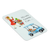 Spaß Golf oder Lebensmittelgeschäft Entscheidung Magnet (Rechte Seite)