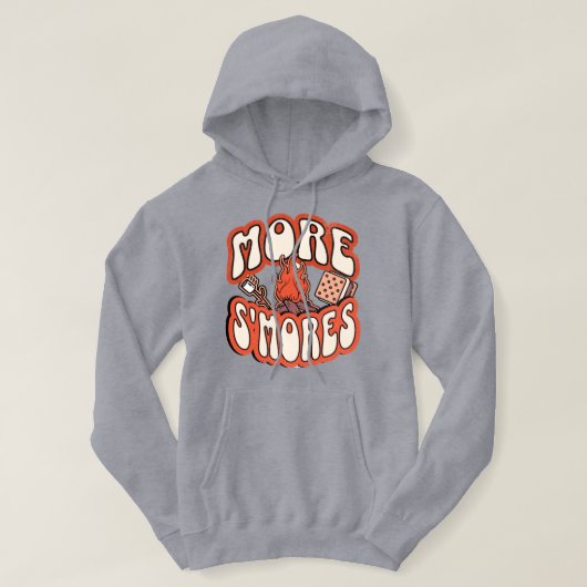 Spaß Grafische Kleidung - Mehr S'mores Hoodie (Design vorne)