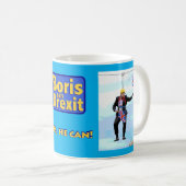 Spaß grafischer Boris Johnson Brexit von Europas Kaffeetasse (VorderseiteRechts)