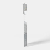 Spaß Grafisches Pferd neugierig auf dich schauend iPhone Hülle (Linke Seite)