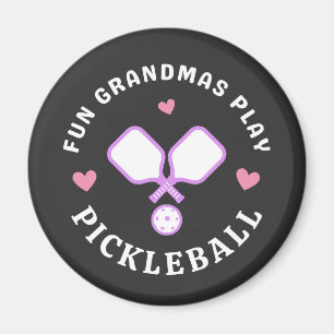Spaß Grandmas Play Pickleball Niedlich Pickleball Magnet
