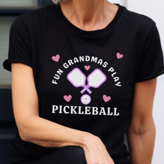 Spaß Grandmas spielen Pickleball Funny Zitat T-Shirt
