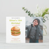 Spaß GRILLEN Cookout Party Thema für Kinder Einladung (Stehend Vorderseite)