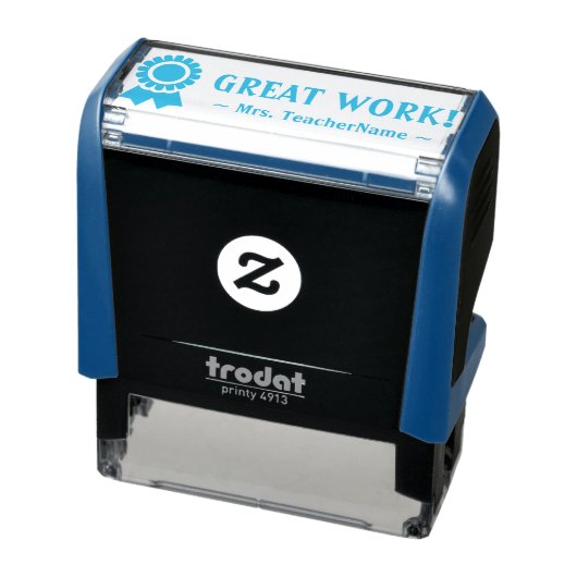 Spaß "GROSSE ARBEIT!" Briefmarke eines Assistenten Permastempel (Produkt)