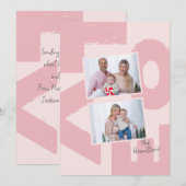 Spaß große Liebe Valentinstag Feiertagskarte (Vorne/Hinten)