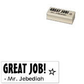 Spaß "GROSSER JOB!" Briefmarke zu Gummi Gummistempel (Stempel)
