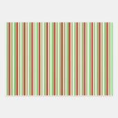 Spaß Grün, Weiß, Rot färben Weihnachten Inspiriert Geschenkpapier Set (Vorderseite)