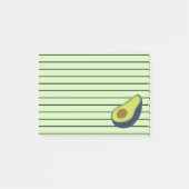 Spaß-grüne Avocado Post-it Klebezettel (Vorderseite)
