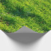 Spaß-grünes Gras-Druck-Packpapier Geschenkpapier (Ecke)