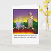 Spaß-Grußkarte für lustige Ermutigung Karte (Gelbe Blume)