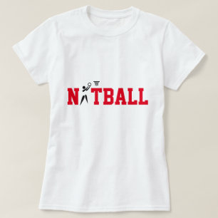 Spaß GS-Spieler-Clipart ThemaNetball T-Shirt
