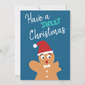 Spaß haben einen süßen Weihnachtsmann Karte (Vorderseite)